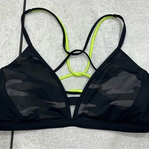 Athleta camo swim top